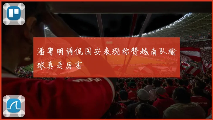 潘粤明调侃国安表现称赞越南队输球真是厉害
