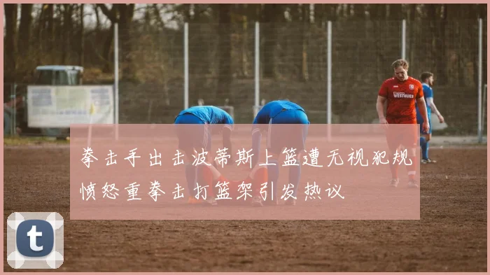 拳击手出击波蒂斯上篮遭无视犯规愤怒重拳击打篮架引发热议